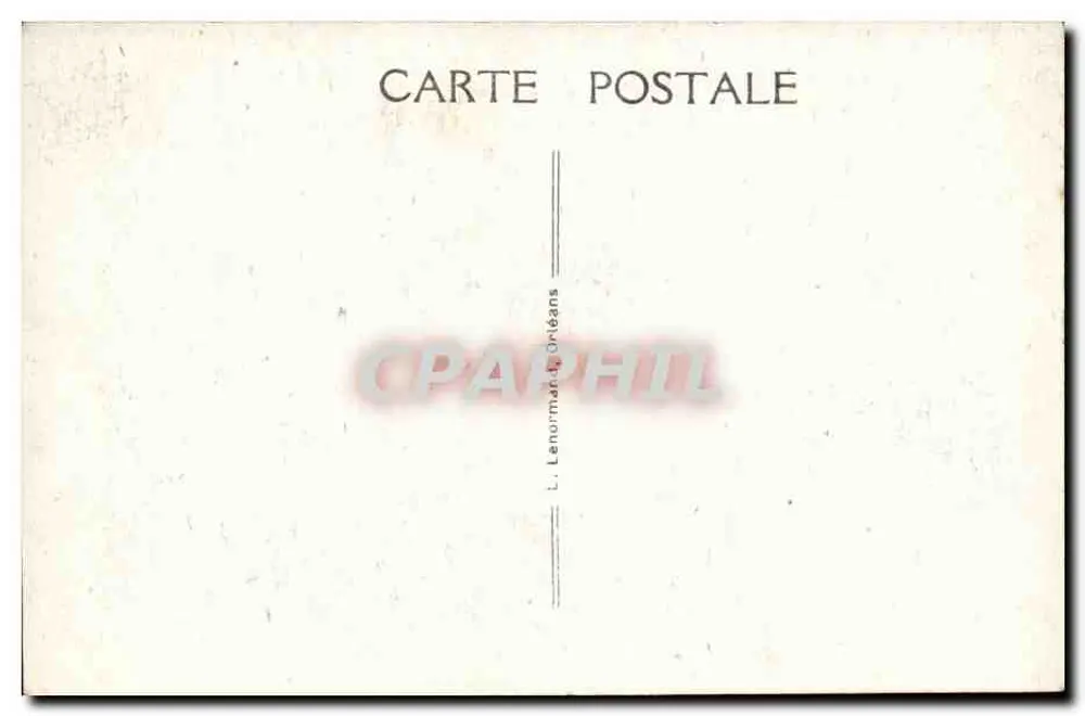 Orléans — Fêtes de Jeanne d'Arc 7 & 8 Mai — éditée par L. Lenormand, Orléans - Verso