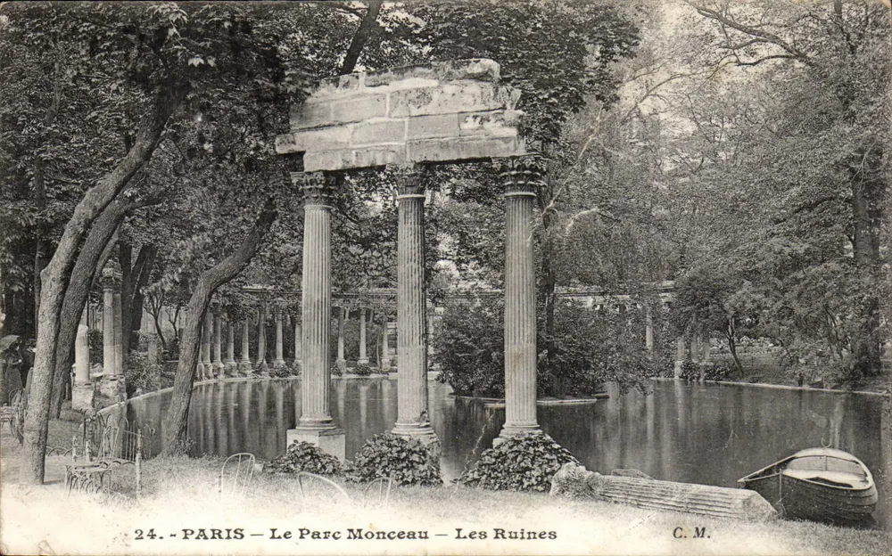 PARIS — Le Parc Monceau — Les Ruines — C.M. n°24 - Awers