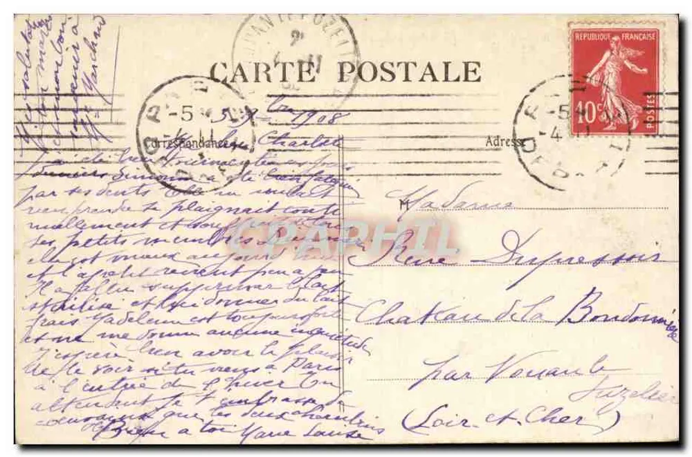 PARIS — I Invalidi — I Remparti — P. Marmuse, Parigi, n°63 - Verso