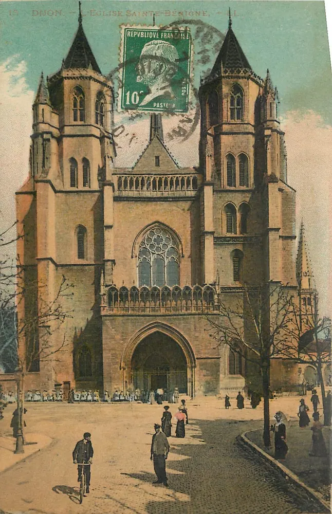 Diuon — A Igreja de Santa Bénigne — Imp. Lévy Fils em Dijon, n°10 - Frente