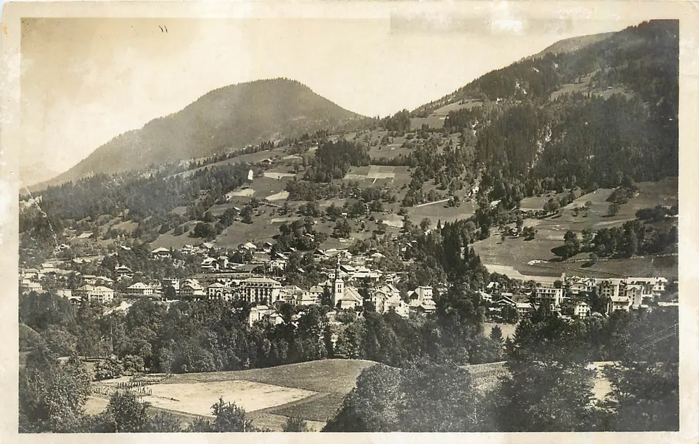 Gervais-les-Bains — Allgemeiner Blick, Mont Pratien und Tête Noire — Edition PROST, n° 13424 B - Vorderseite