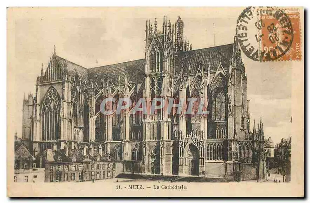 Metz — A Catedral — P. Bonnette, Editor, Metz, n°11 - Frente