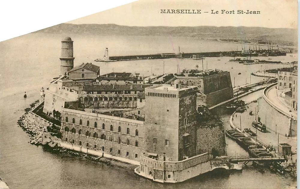 Marseille — Forte di Saint-Jean — Editore sconosciuto - Recto