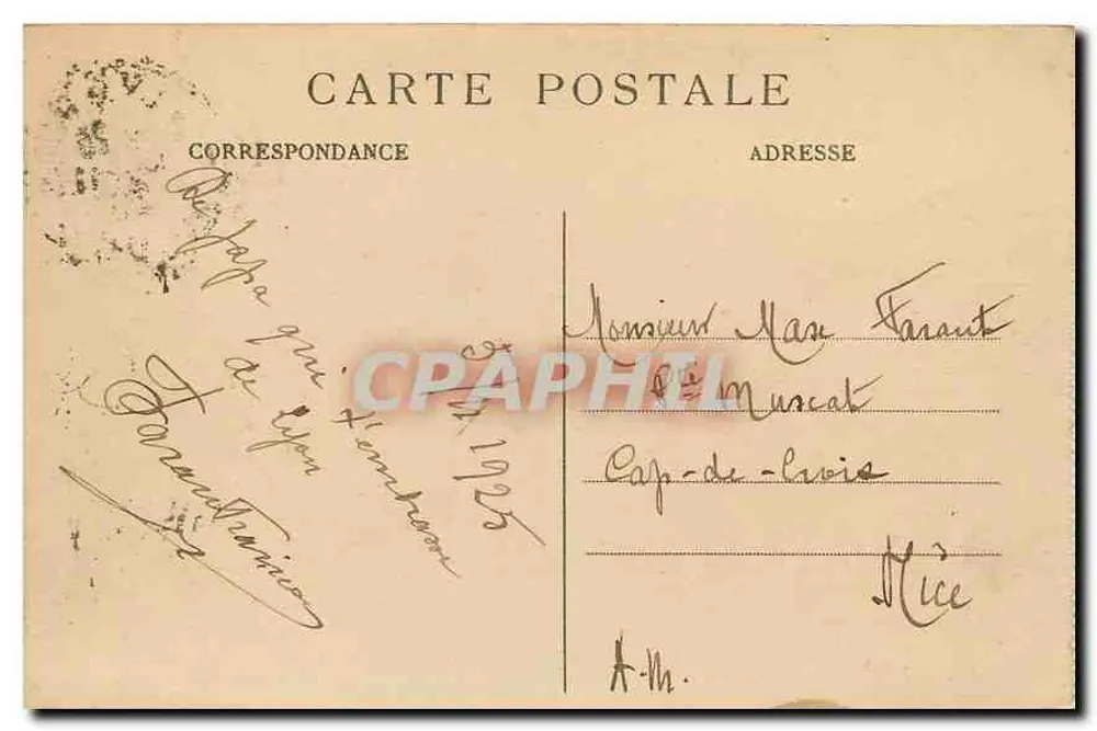 LYON — Allgemeine Ansicht über Vaise und den Mont d'Or — E.R. — n° 132 - Rückseite