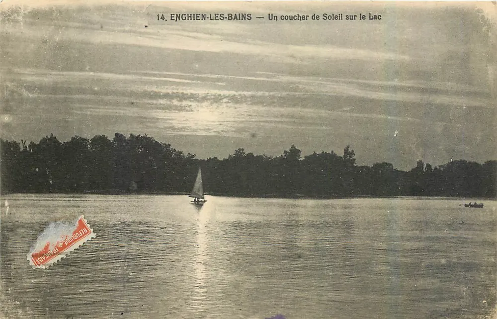 Enghien-les-Bains — Ein Sonnenuntergang über dem See — n°14 - Vorderseite