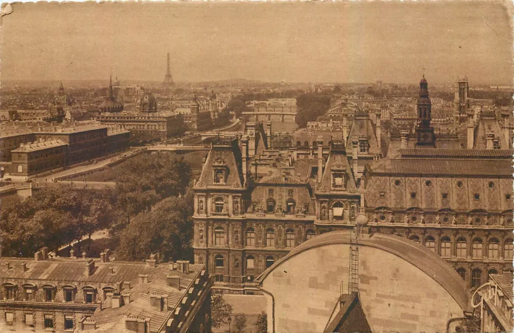Paris et ses merveilles — Perspective des sept ponts — André LECONTE, Paris - Recto
