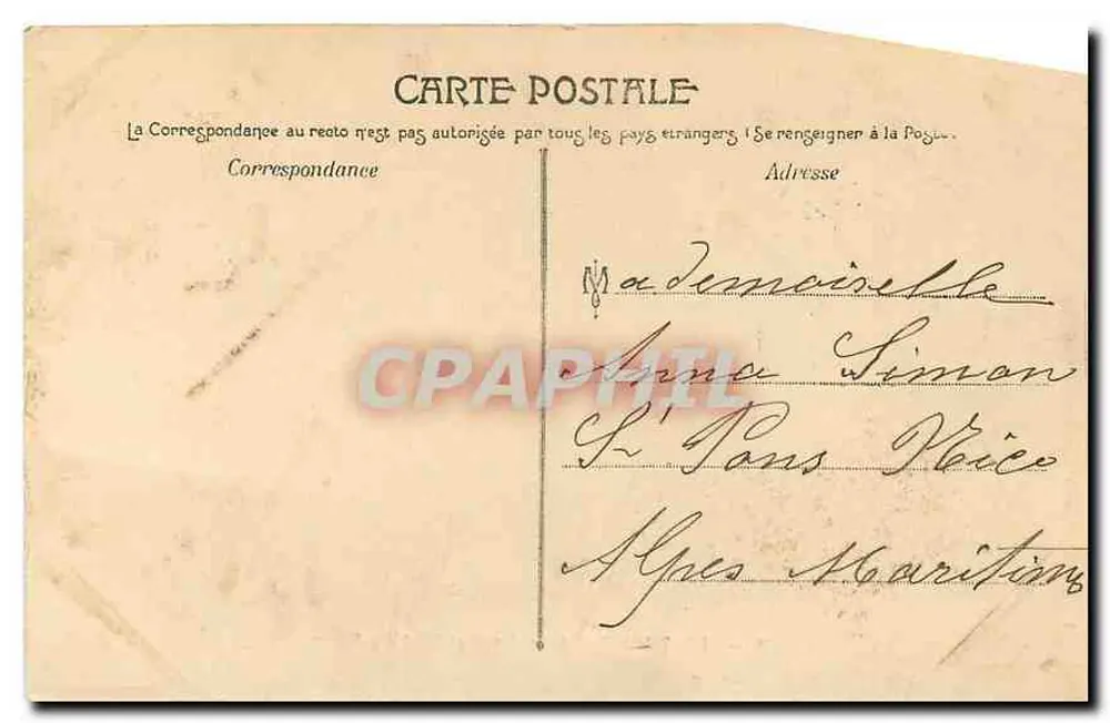 Valence — Championnet e Hotel dos Correios — Edição das Novas Galerias n°53 - Verso