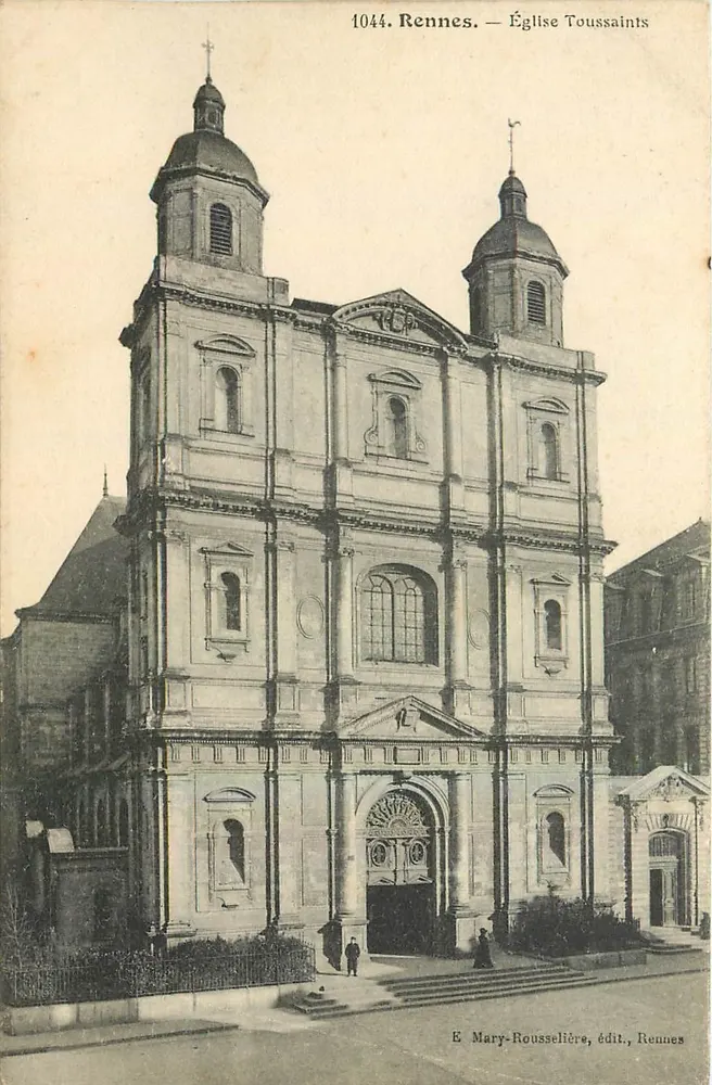 Rennes — Igreja dos Santos — E. Mary-Rousselière, editor, Rennes - Frente