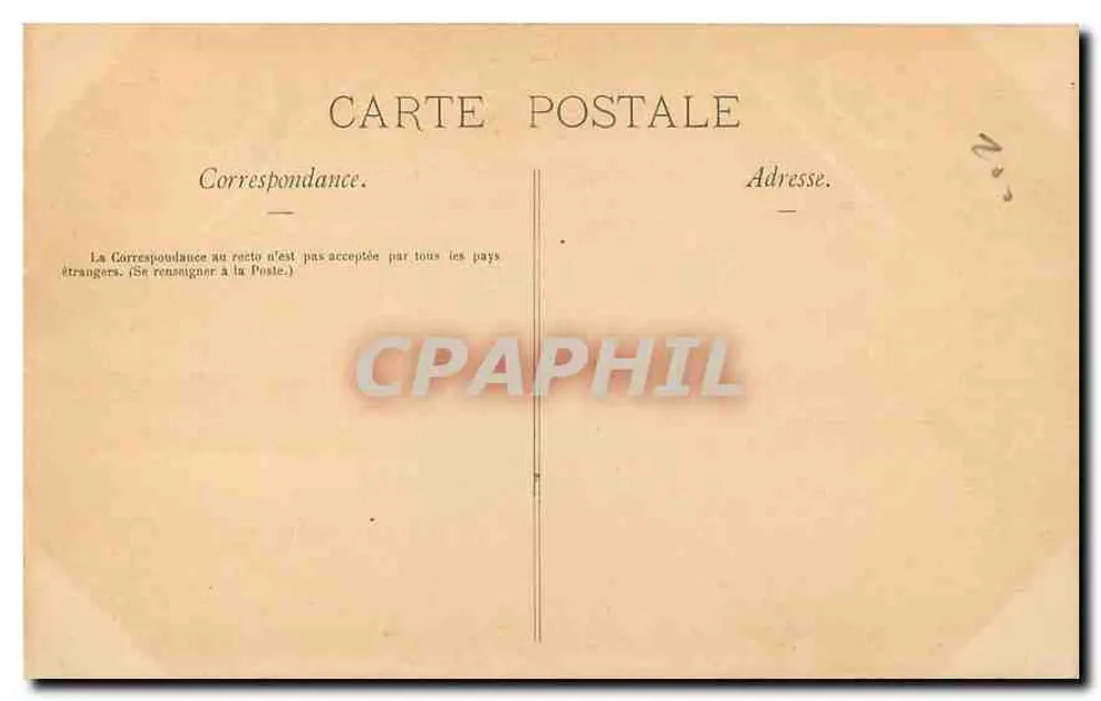 Forêt de Senart (S.-et-O.) — Kreuzung Madame und Neue Straße — Gautrot, Verlag, Ivry - Rückseite