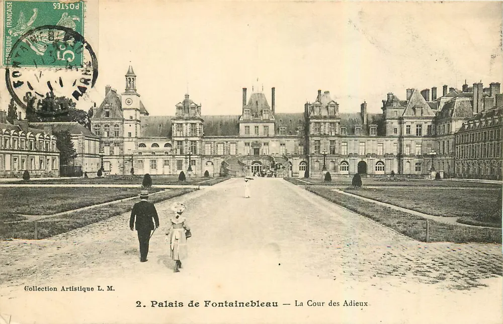 Palais de Fontainebleau — La Cour des Adieux — Collection Artistique L.M. n°2 - Vorderseite