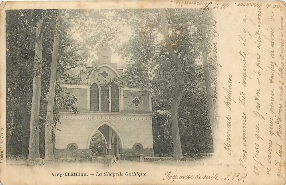 Viry-Châtillon — Gotycka kaplica — Manion, wydawca, Juvisy - Awers