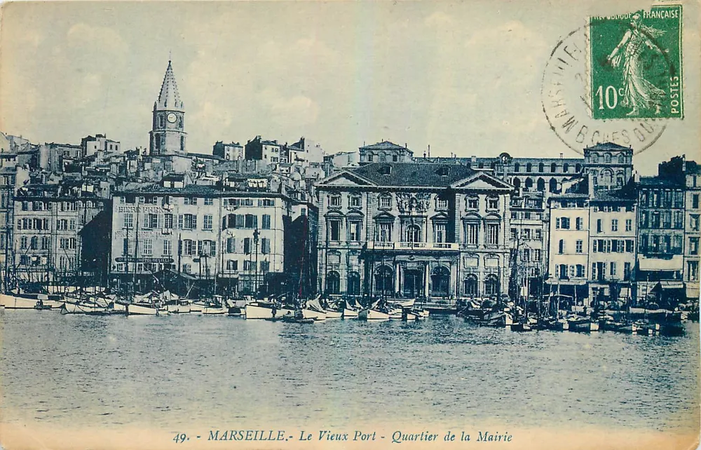 Marseille - Der alte Hafen - Bezirk des Rathauses - Vorderseite