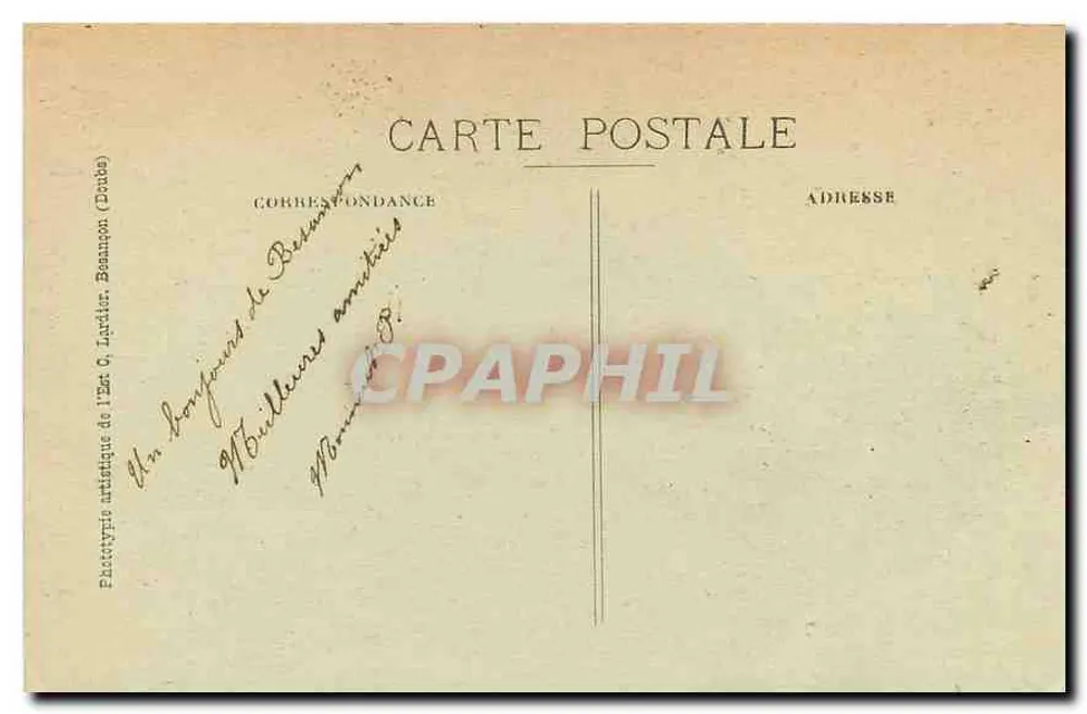 Besançon — Square Archéologique Castan — C. L. P. - Verso
