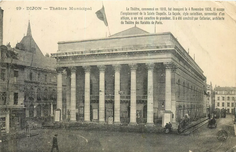 Dijon — Teatro Municipal — Depósito L. Dépôse - Frente