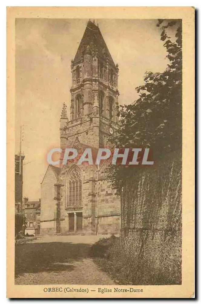 Orbec (Calvados) — Igreja Nossa Senhora - Frente