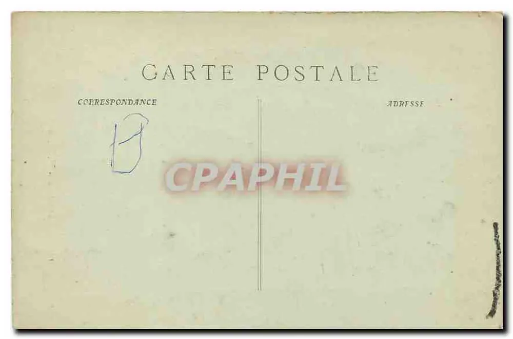 Marseille - N.-D. de la Garde — P. Ruat, editor, Marseille, N° 1400 - Verso