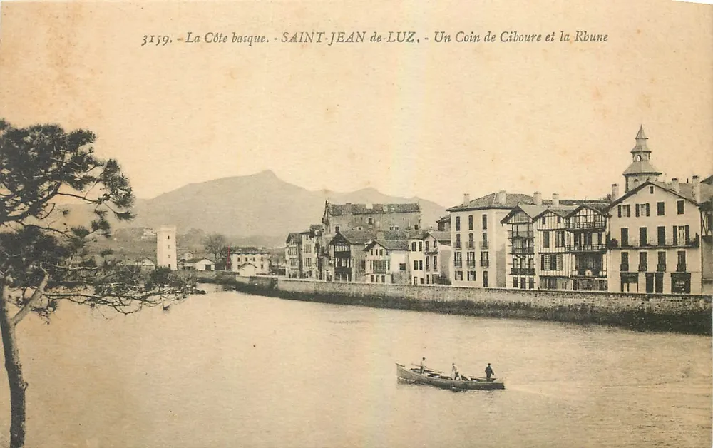Saint-Jean-de-Luz — Ein Stück Ciboure und die Rhune - Vorderseite