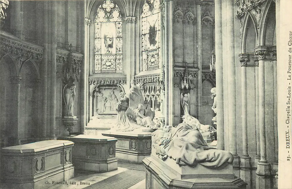 Chapelle Saint-Louis — Chœur de la cathédrale — Ch. Foucault, édit., Dreux - Recto