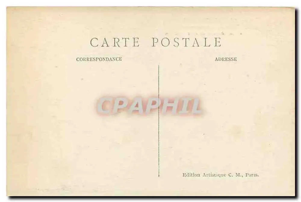 Vincennes — Türme und Kapitelle der Kapelle des Forts — Künstleredition C. M. - Rückseite