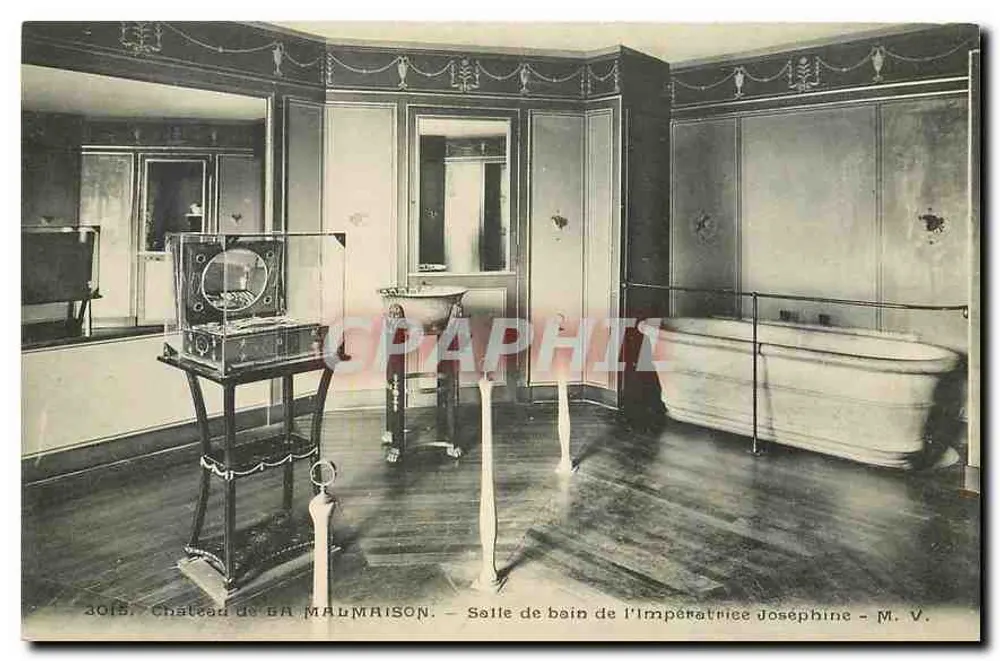 Schloss MAUMAHISON — Badezimmer der Kaiserin Joséphine — M. V. - Vorderseite