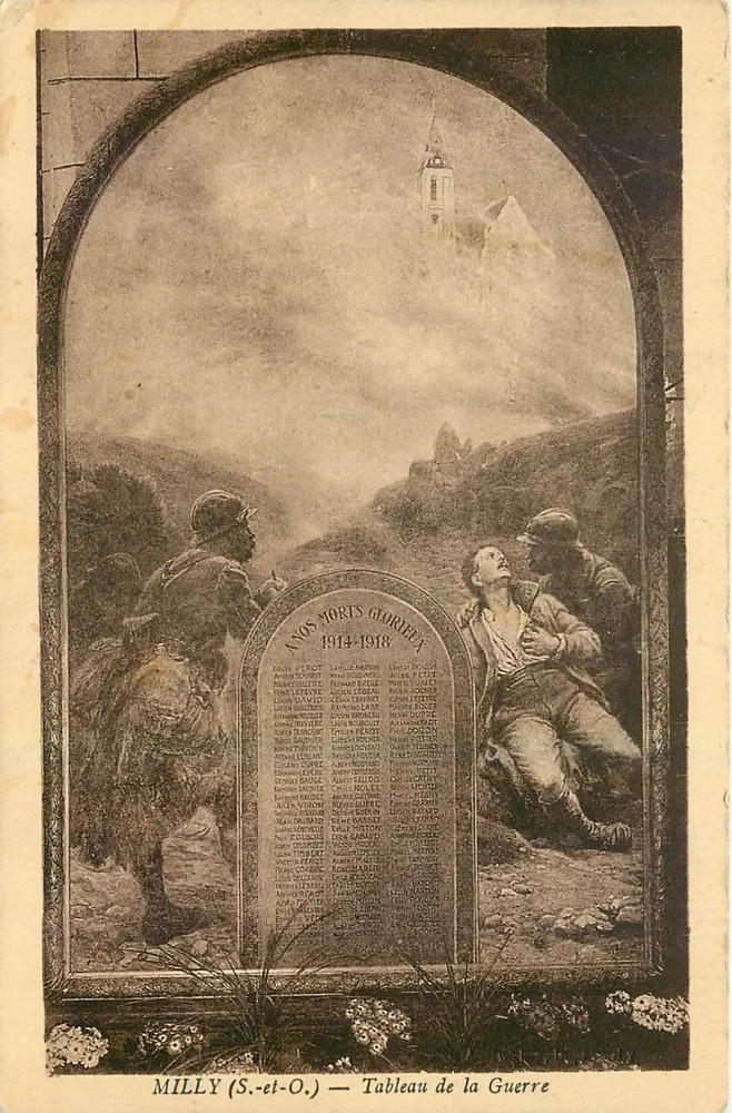 Milly (S.-et-O.) — War Scene — publisher not visible - Front