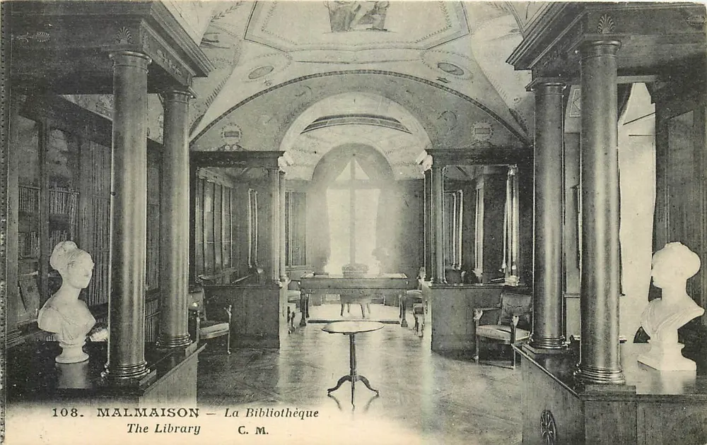 Malmaison — A Biblioteca — C. M. n°108 - Frente