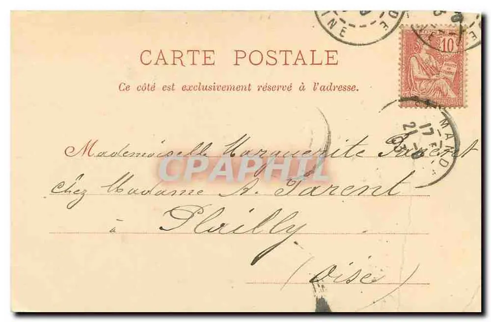 Vincennes — Capela do Forte — P. Mazamet, Sèvres, Paris - Verso