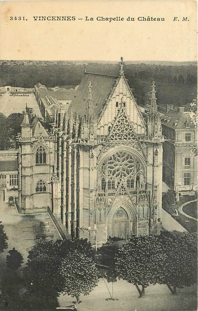 Vincennes — A Capela do Castelo — E. M. n°3431 - Frente