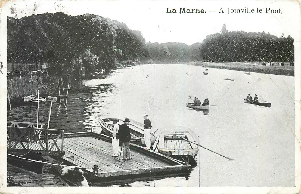 The Marne — At Joinville-le-Pont. — Publisher Not Visible, Series Number Not Legible - Front