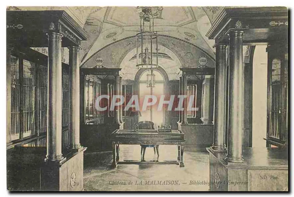 Castello di LA MALMAISON — Biblioteca dell'Imperatore - Recto