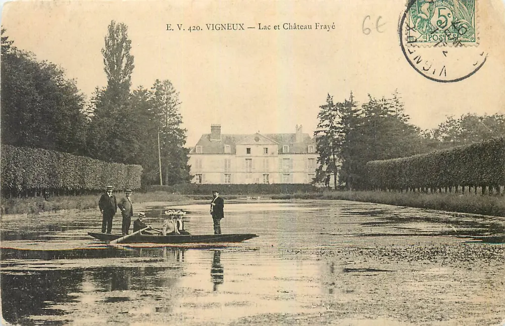 Vigneux — Lago y Castillo Frayé — E. V. 420 - Anverso