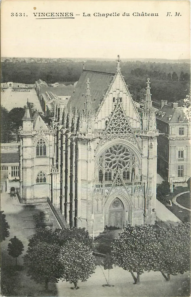 Vincennes — La Chapelle du Château — E. M. n° 3431 - Anverso