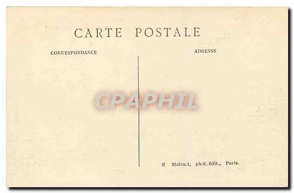 Vincennes — Le Donjon et la Chapelle du Fort — E. M. - Verso