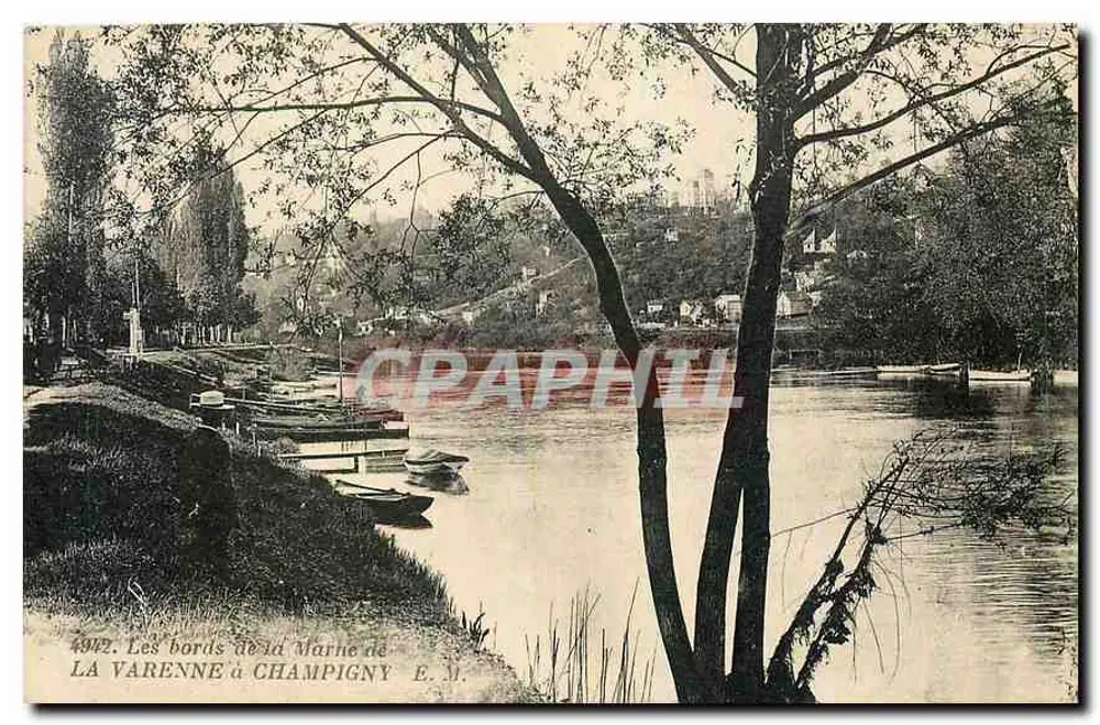 Die Ufer der Marne in Champigny — E.M. — n° 4912 - Vorderseite