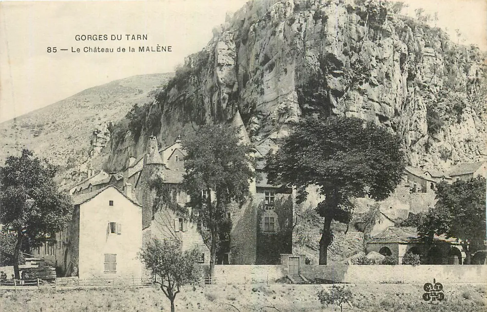 Gorges do Tarn — O Castelo da Malène — Editor não identificado, n° 85 - Frente
