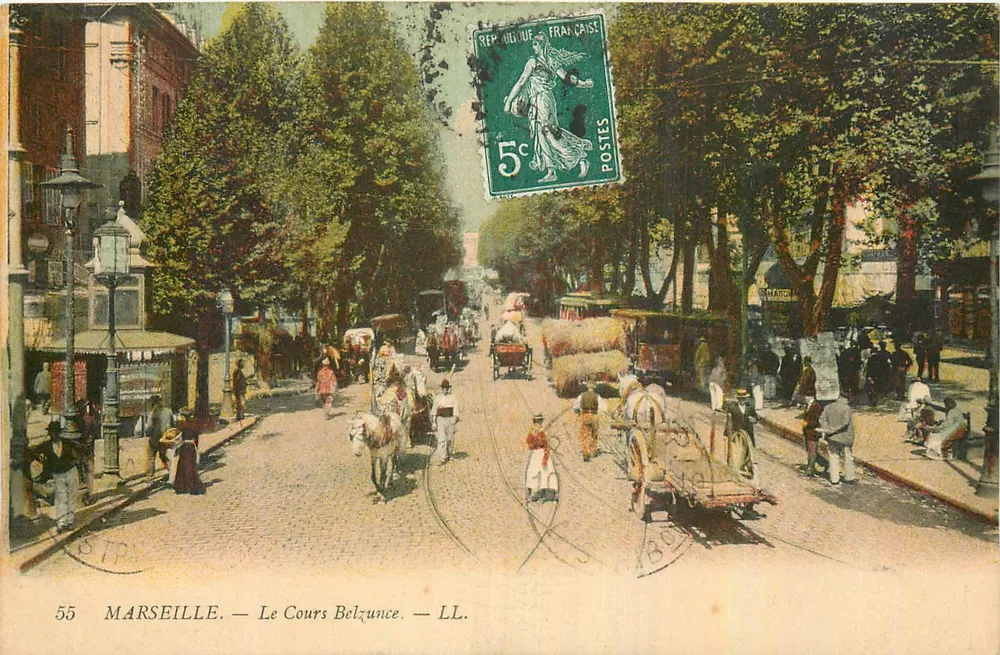 Marselha — O Cours Bellezunce — LL. n°55 - Frente