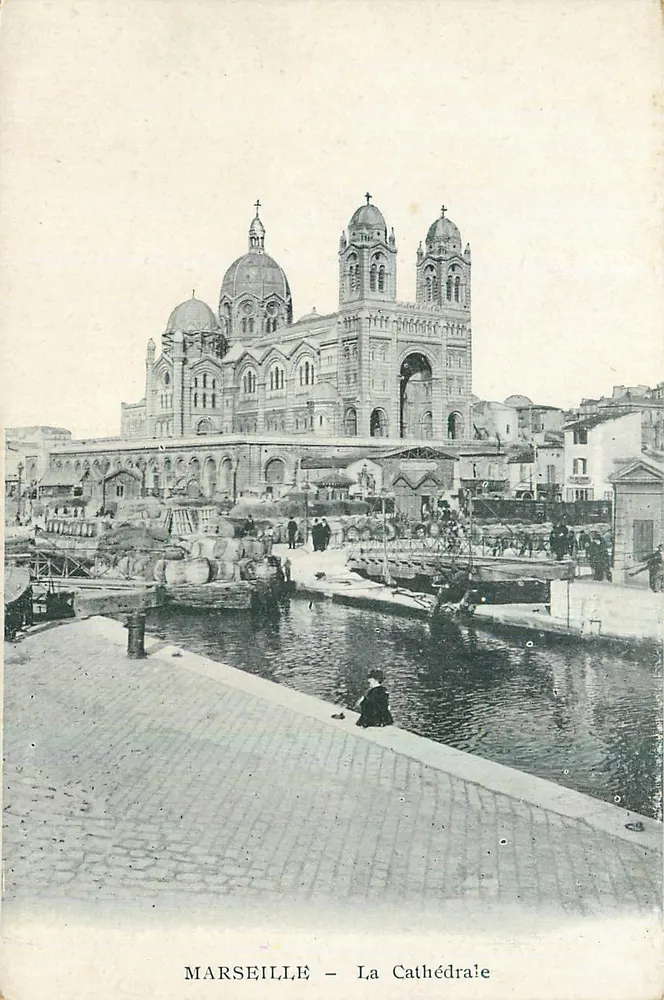 Marselha — A Catedral — Editor não identificado, número de série não visível - Frente