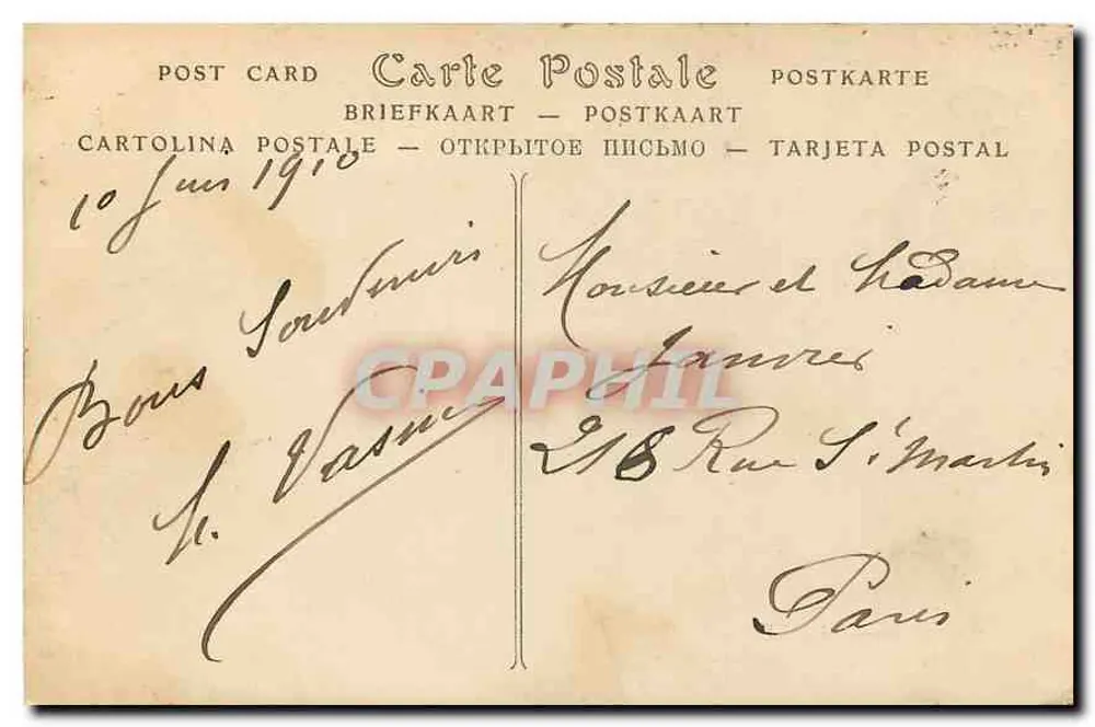Vichy — El Casino, Salón de Conversación — ND Fot. - Reverso