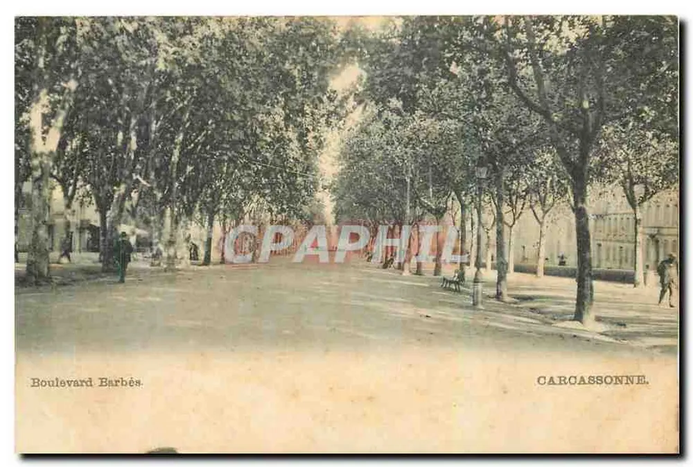 Boulevard Barbès — Carcassonne — editor desconhecido - Frente