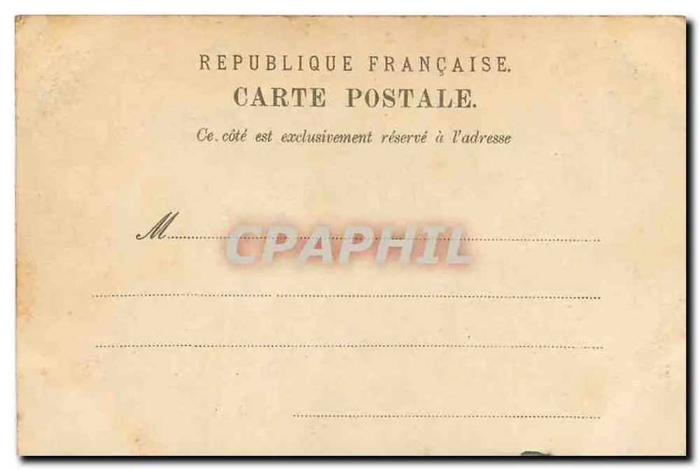 Boulevard Barbès — Carcassonne — editor desconhecido - Verso