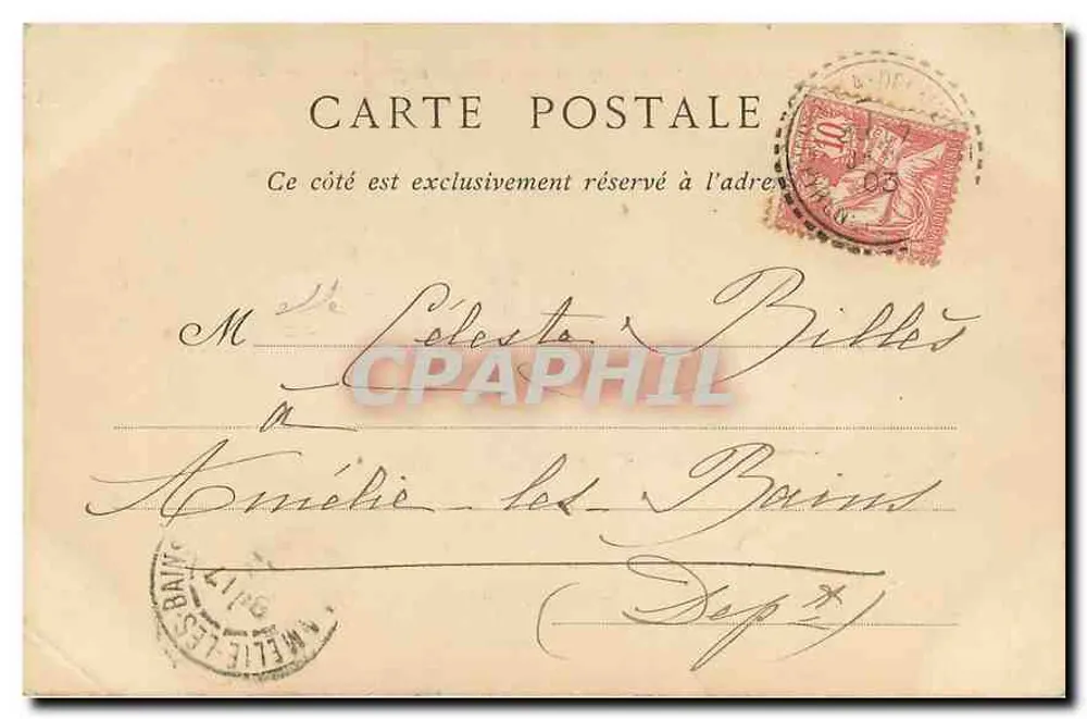 Casino de Monte-Carlo, der Musikkiosk — Fürstentum Monaco — N.D. Phel, n° 597 - Rückseite