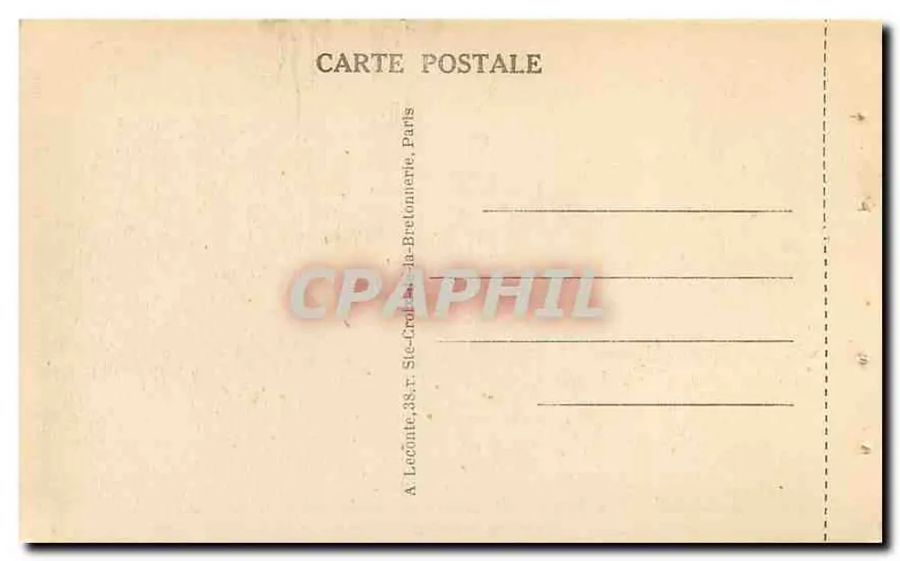 PARIS — Perspectiva de Notre-Dame — J. F. Joly, n° 87 - Verso