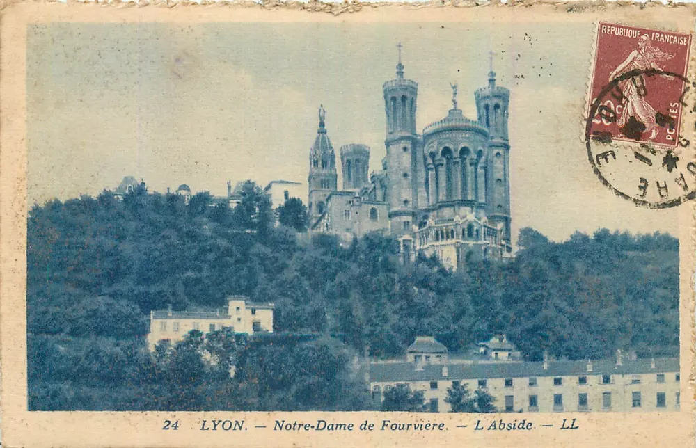 LYON — Nossa Senhora de Fourvière — A Abside — LL - Frente