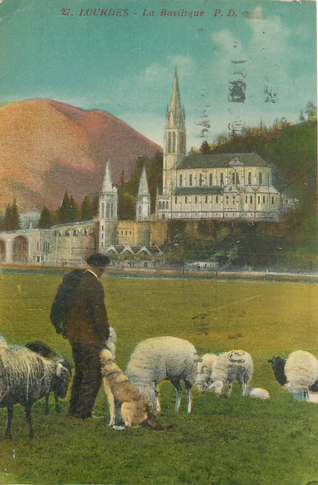 Lourdes - A Basílica — P.D. n°27 - Frente