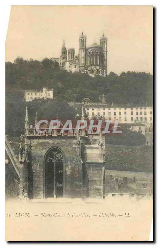 LYON — Nossa Senhora de Fourvière — A Abside — LL. - Frente