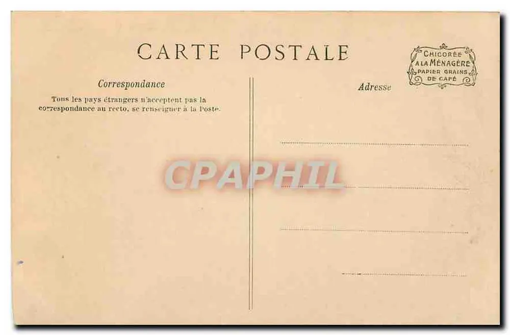 Toulouse — Het Capitool (linkerkant) — uitgever onbekend, n° 39 - Achterkant