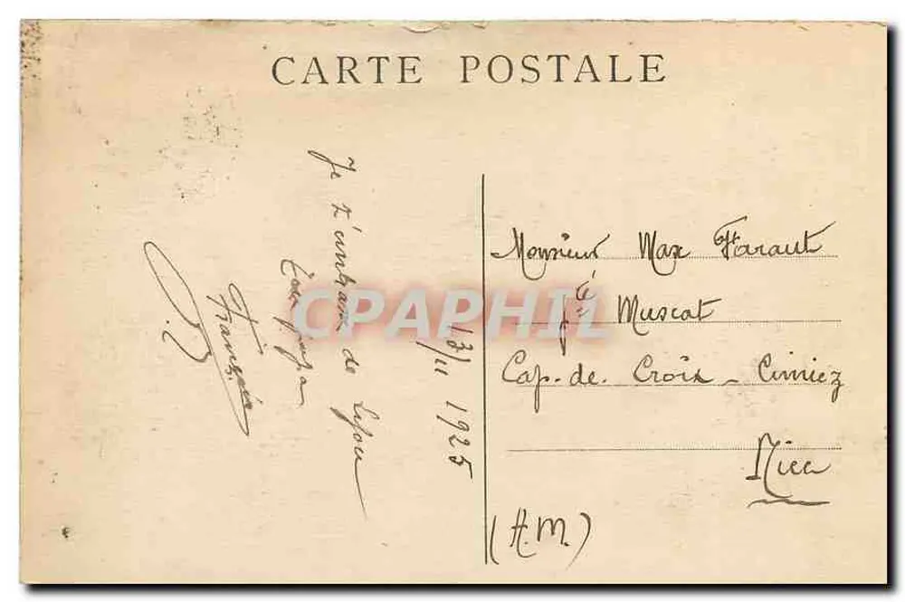 Lyon — Pozdrowienie z Lyonu — E.R. nr 163 - Rewers