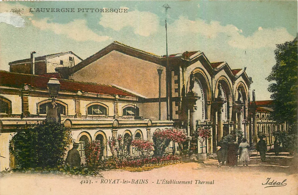 Royat-les-Bains — Das Thermalbad — Idéal, n° 4123 - Vorderseite