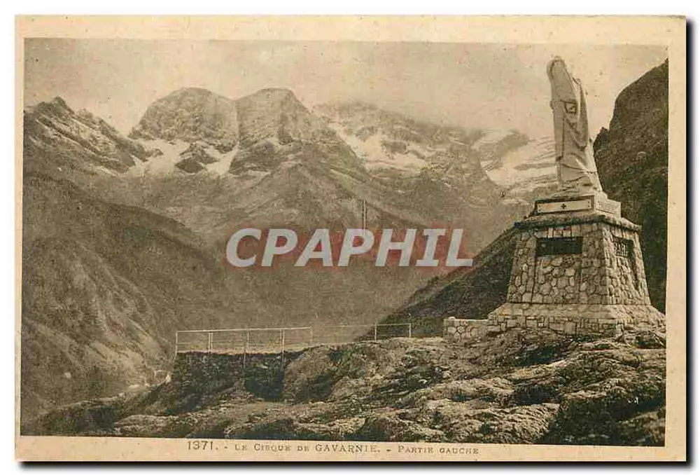 O Cirque de Gavarnie — Parte esquerda — Carouche Frères, Toulouse - Frente