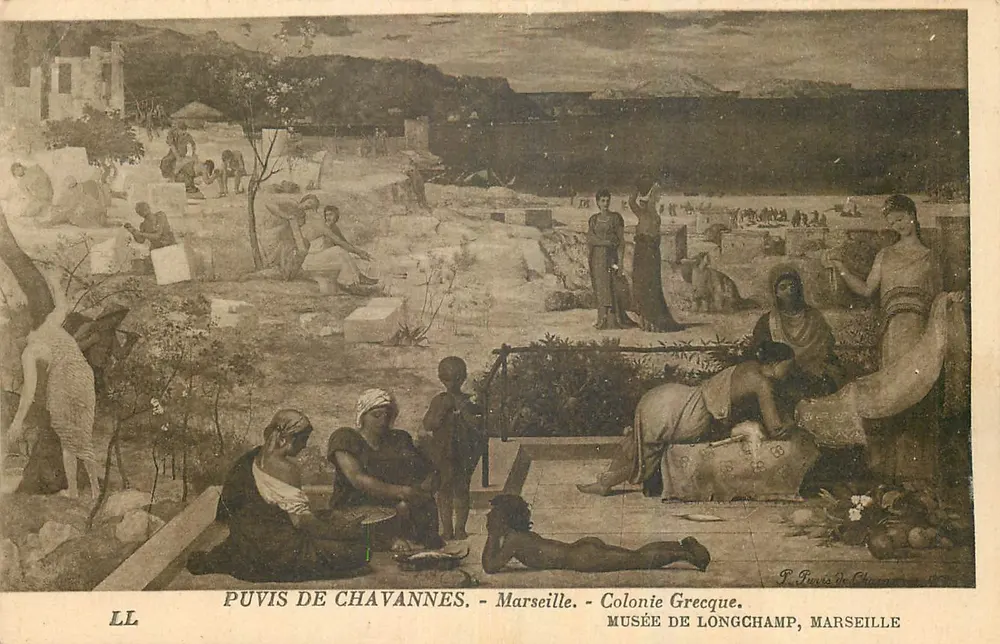 Puvis de Chavannes - Marseille - Griechische Kolonie - Musée de Longchamp, Marseille - Vorderseite